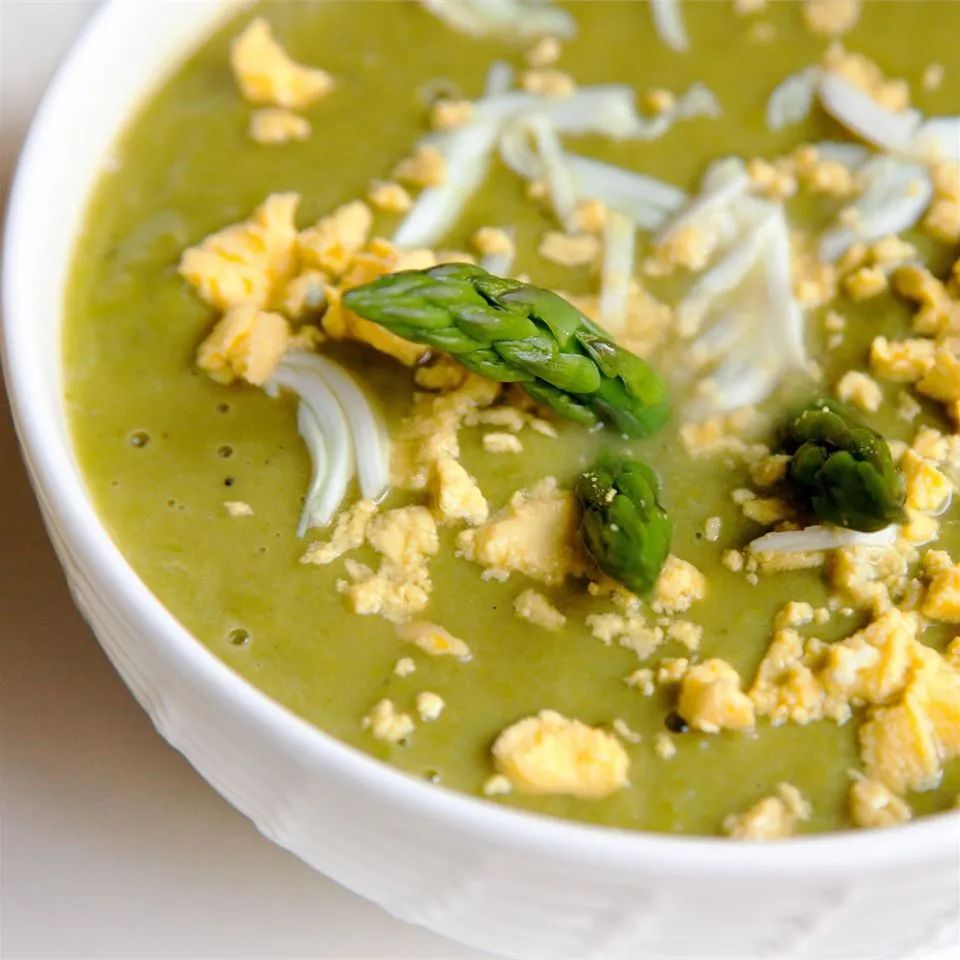 Asparagus, Lemon, and Mint Soup