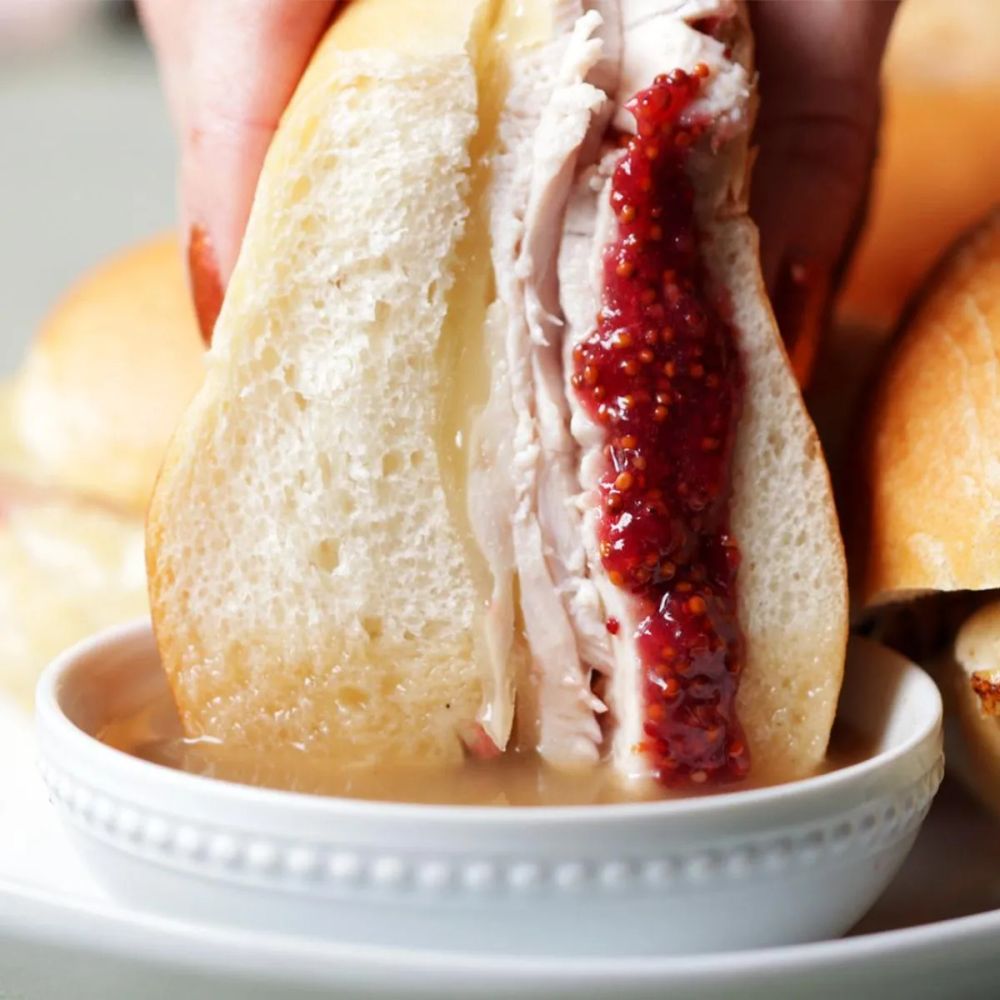 Thanksgiving Turkey French Dip