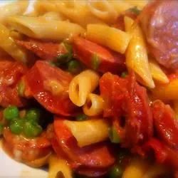 Pasta Skillet with Kielbasa