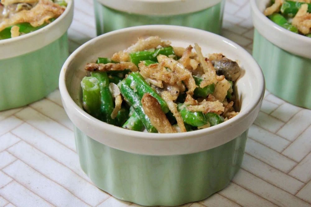 Individual Green Bean Casseroles