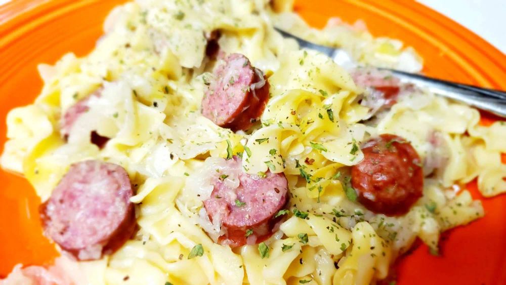 Instant Pot® Haluski with Kielbasa