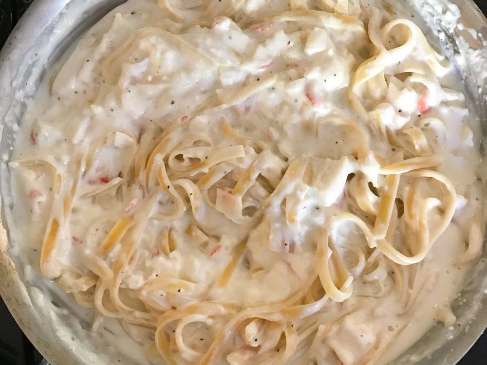 Crab Alfredo