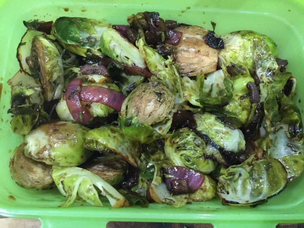 Balsamic-Glazed Brussels Sprouts