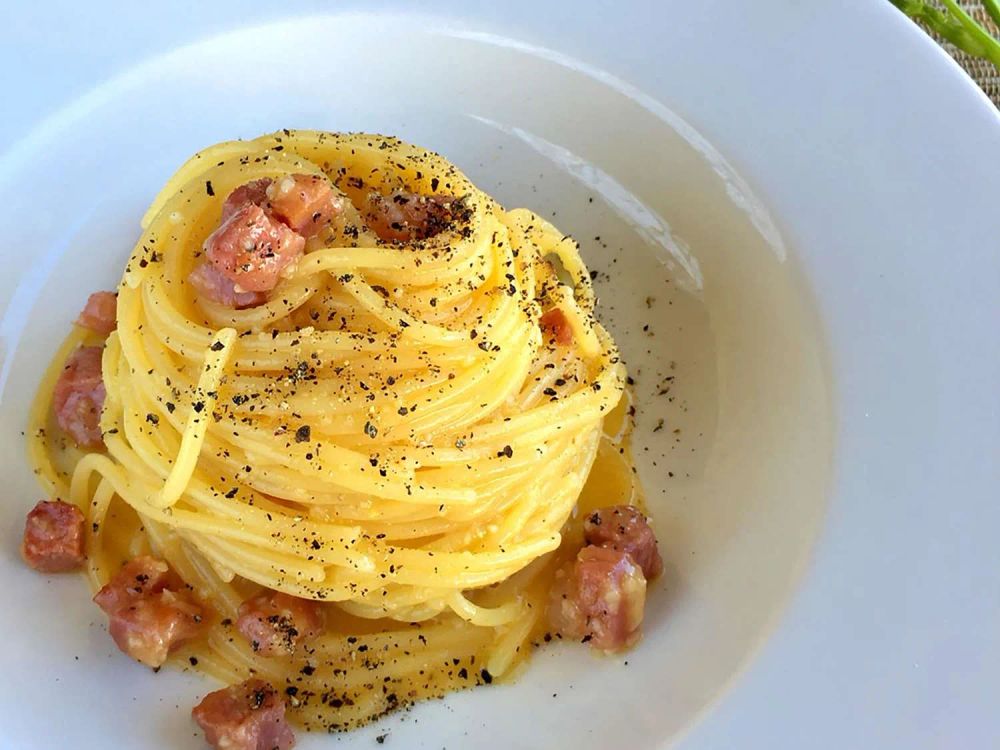 Spaghetti Alla Carbonara Tradizionali