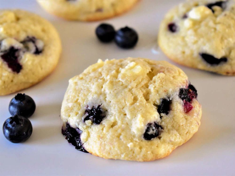 Blueberry Cheesecake Cookies