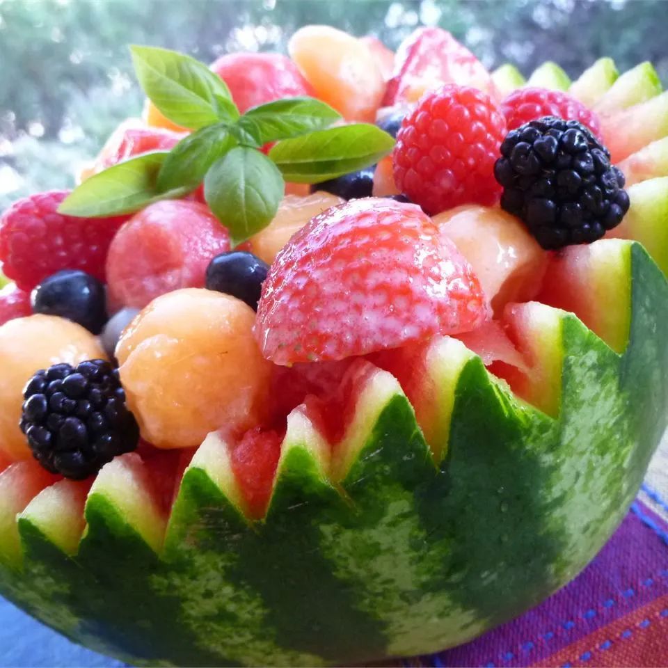 Strawberry-Melon Summer Salad