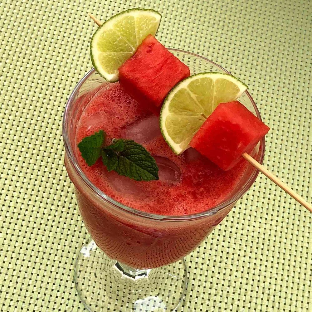 Agua Fresca with Watermelon and POM Tea