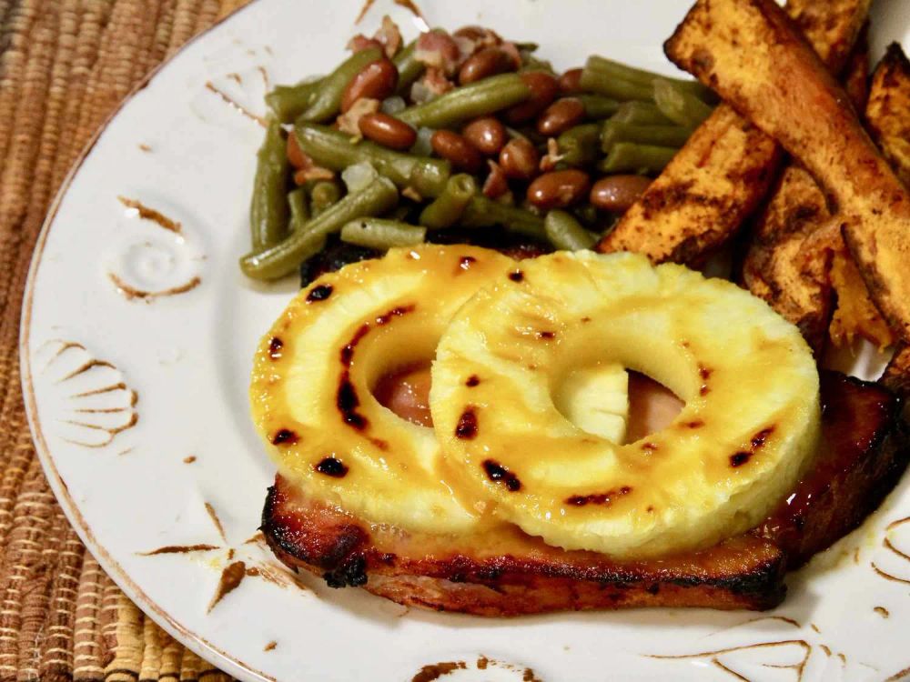 Quick Pineapple Ham Steaks