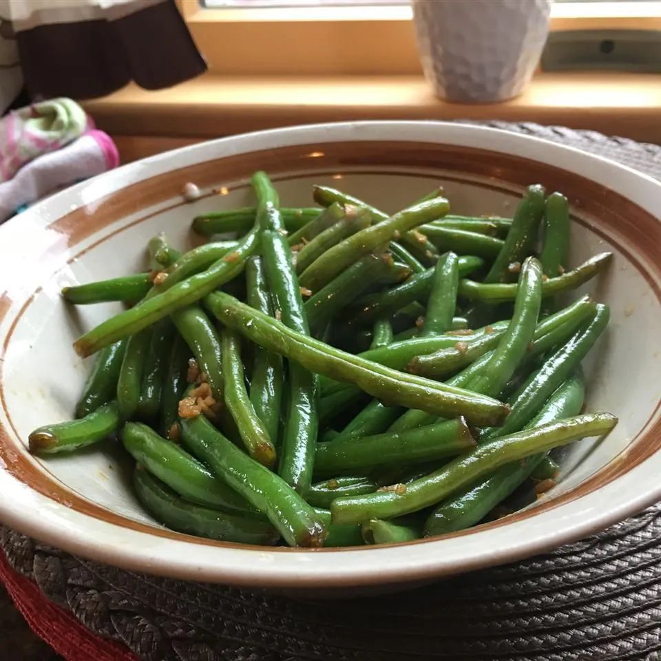 Dad's Pan-Fried Green Beans