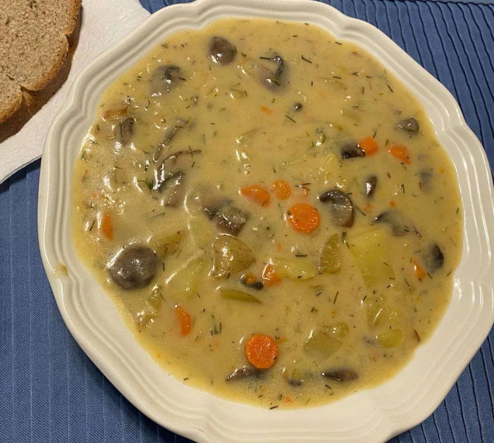 Russian Mushroom and Potato Soup