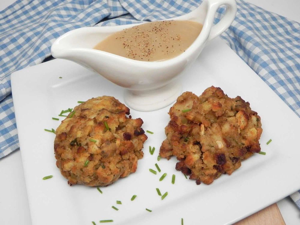 Leftover Stuffing Patties