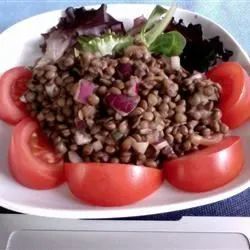 Smoked Salmon and Lentil Salad