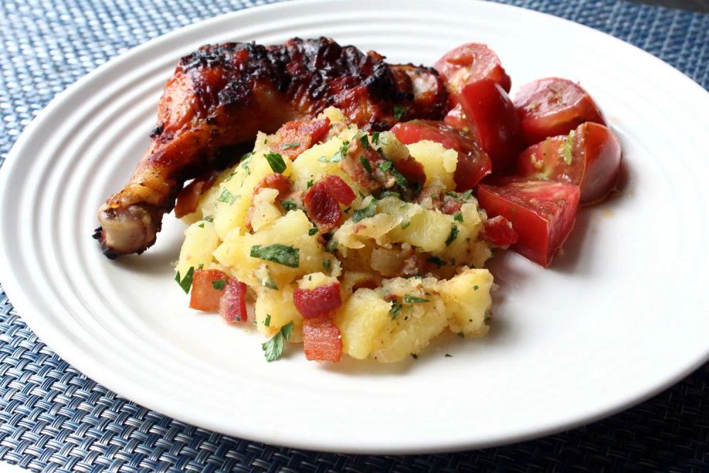 Grilled German Potato Salad