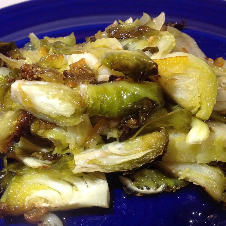 Brussels Sprouts and Apricot Saute