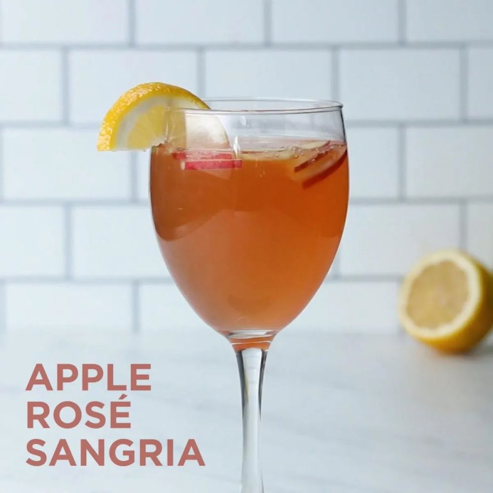 Apple Rosé Sangria