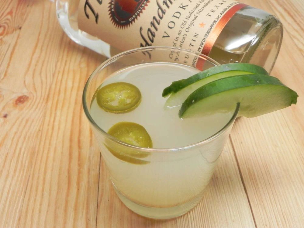 Jalapeño and Cucumber Cocktail