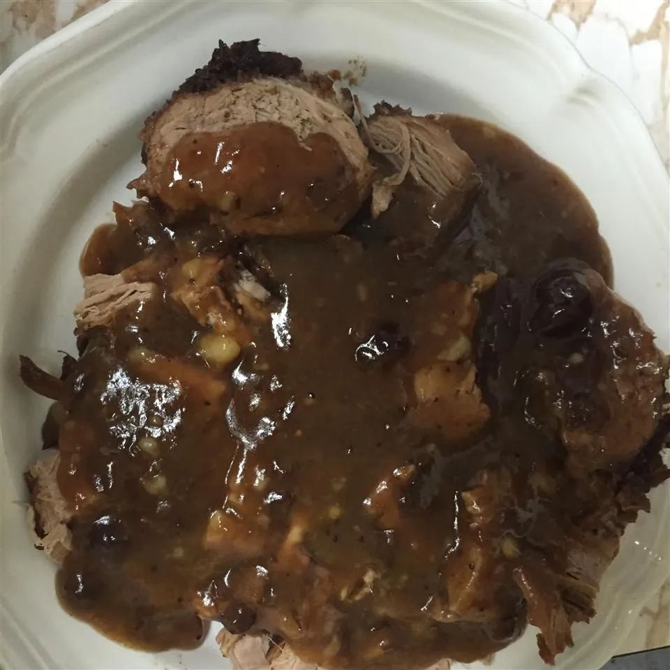 Slow Cooker Cranberry Pork Roast