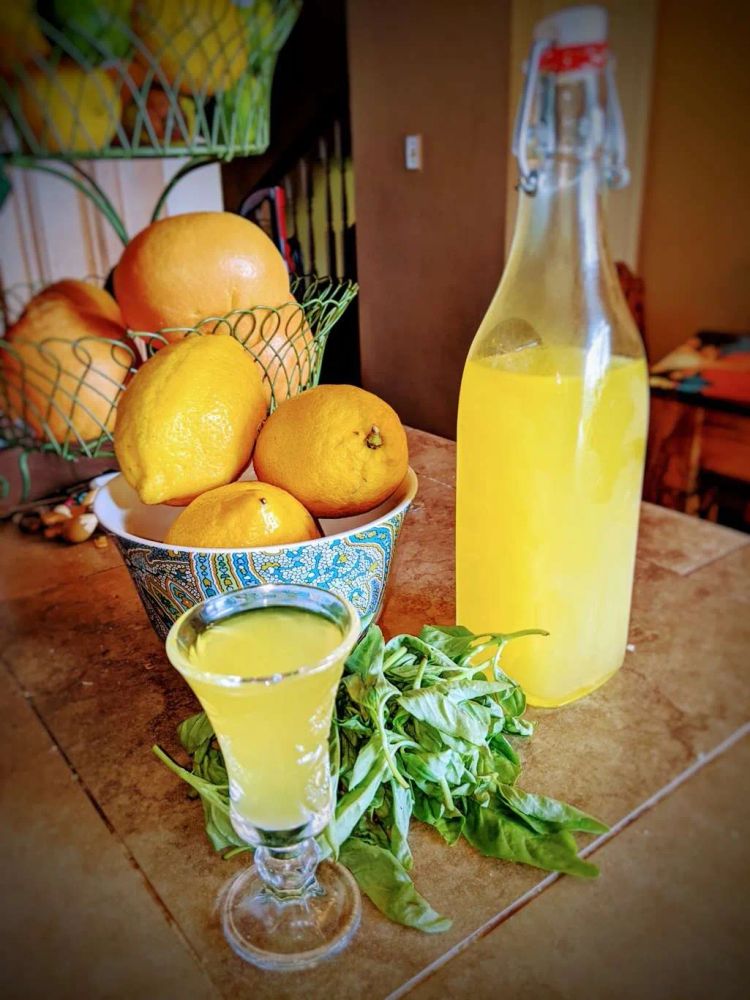 Homemade Limoncello