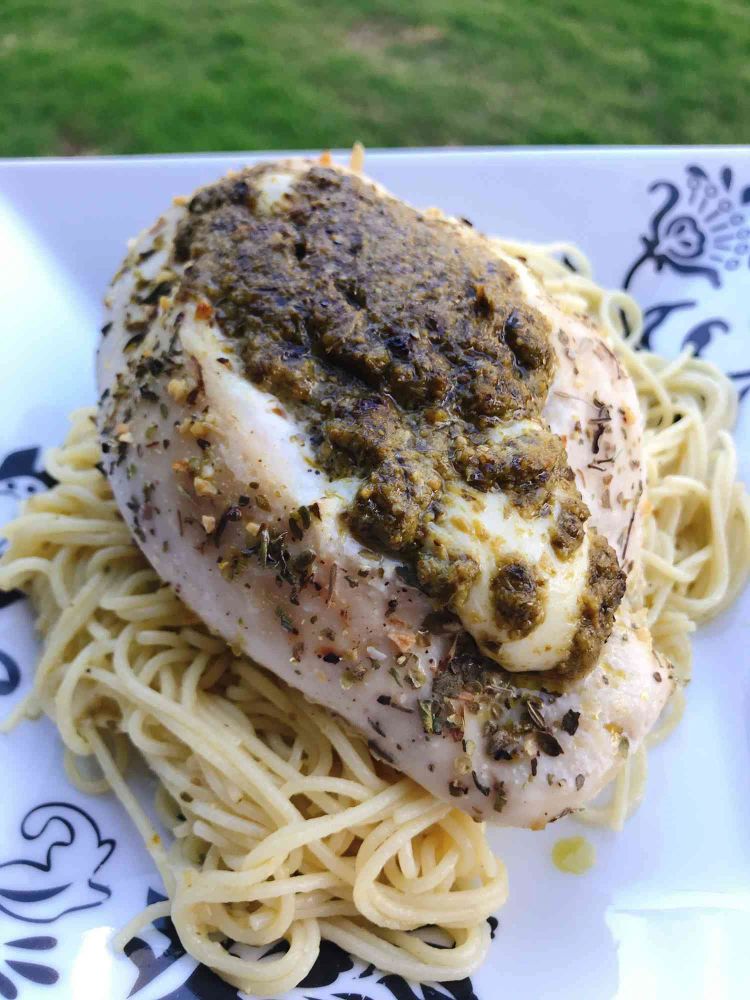 Pesto-Stuffed Chicken Breasts