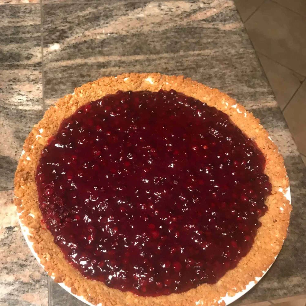 Huckleberry Cream Cheese Pie