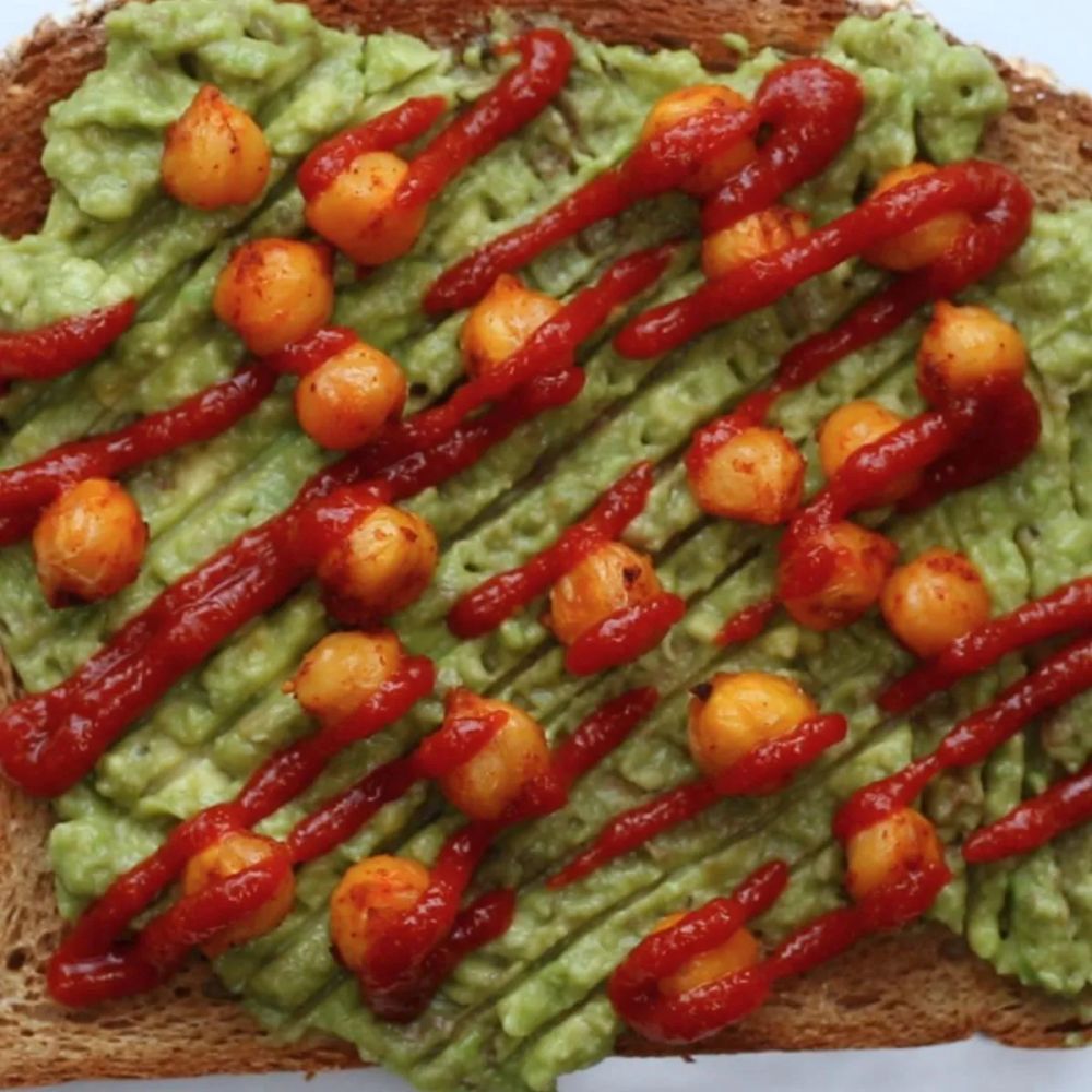 Avocado And Roasted Chickpea Toast