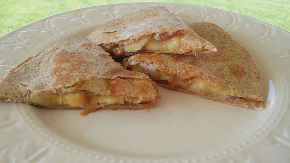 Peanut Butter Banana Quesadilla