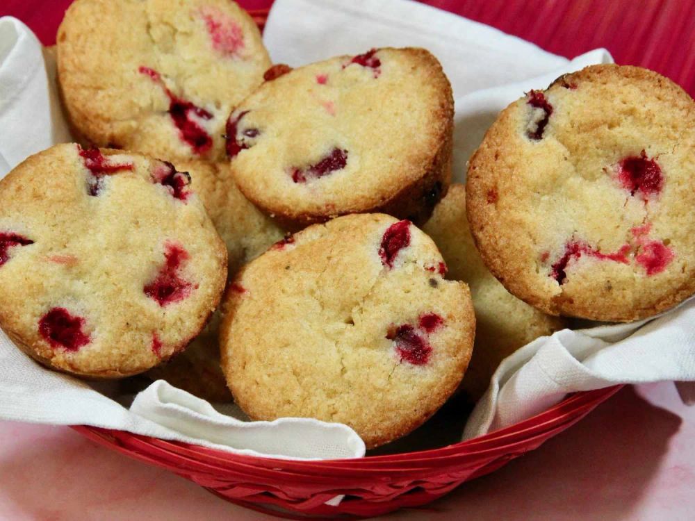 Cranberry Cupcakes with Lemon Icing