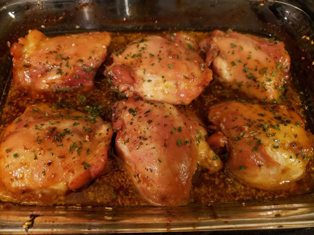 Maple-Ginger Chicken Thighs