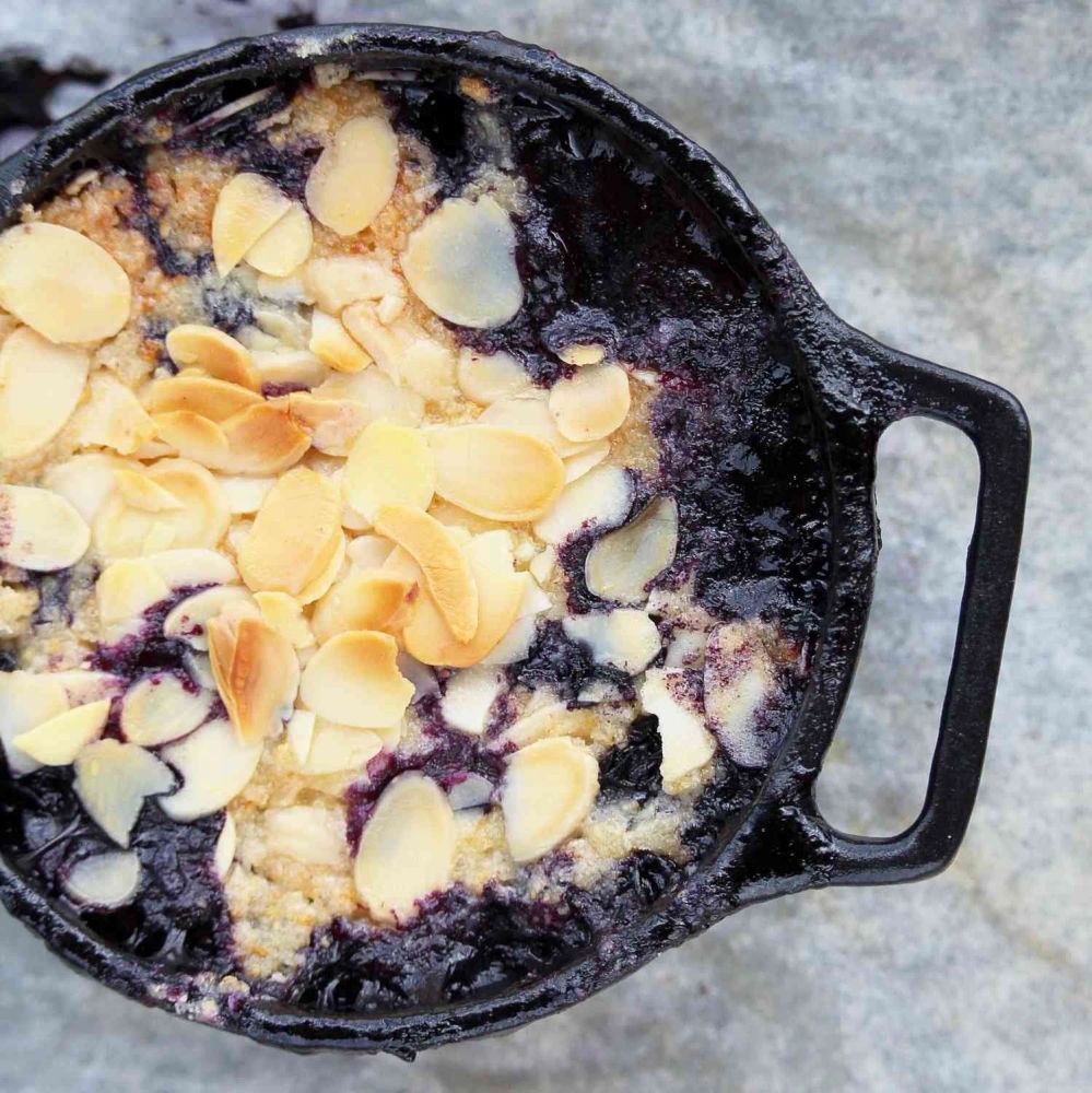 Gluten-Free Blueberry Crumble