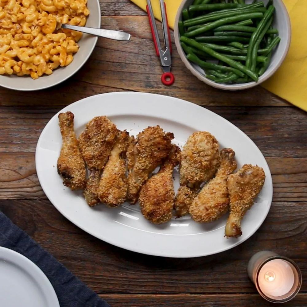 Smoky Oven-Fried Chicken