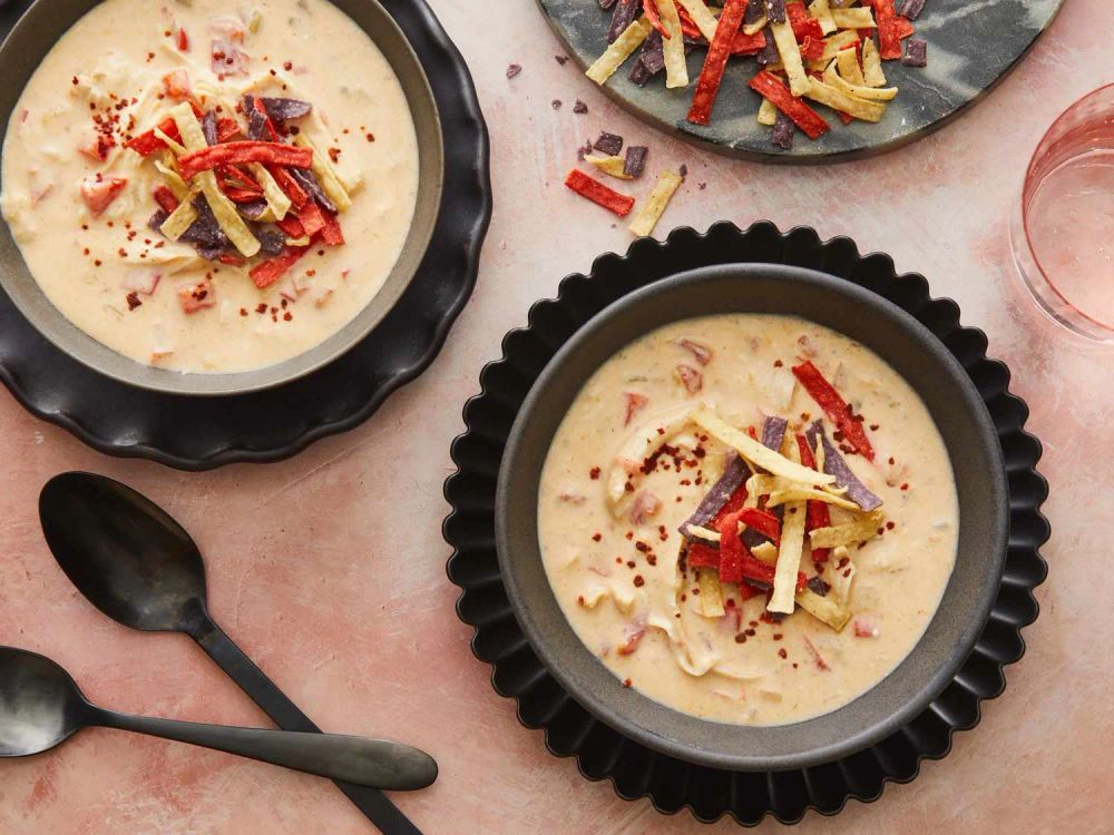 Slow Cooker Creamy Chicken Taco Soup