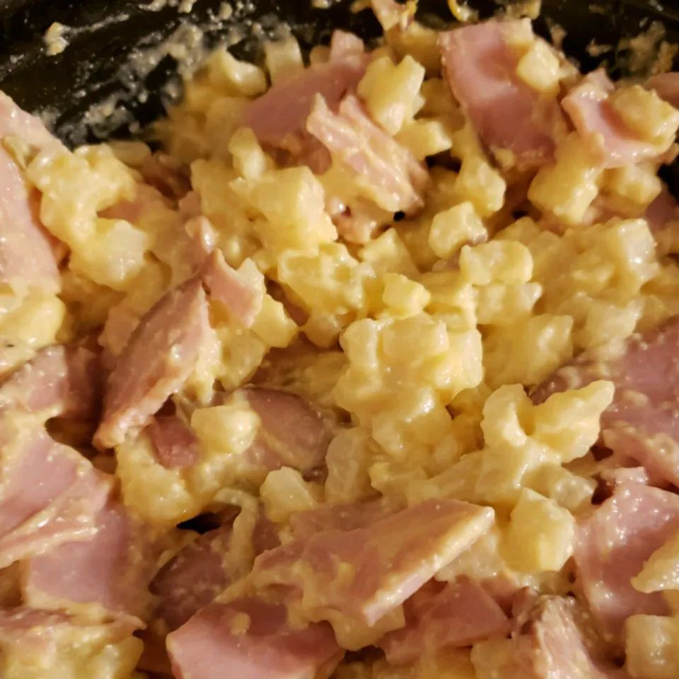 Ham and Cheesy Potato Dinner