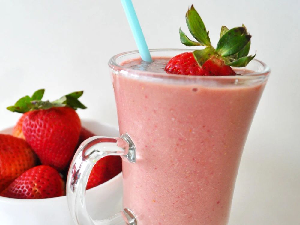 Strawberry Banana Protein Smoothie