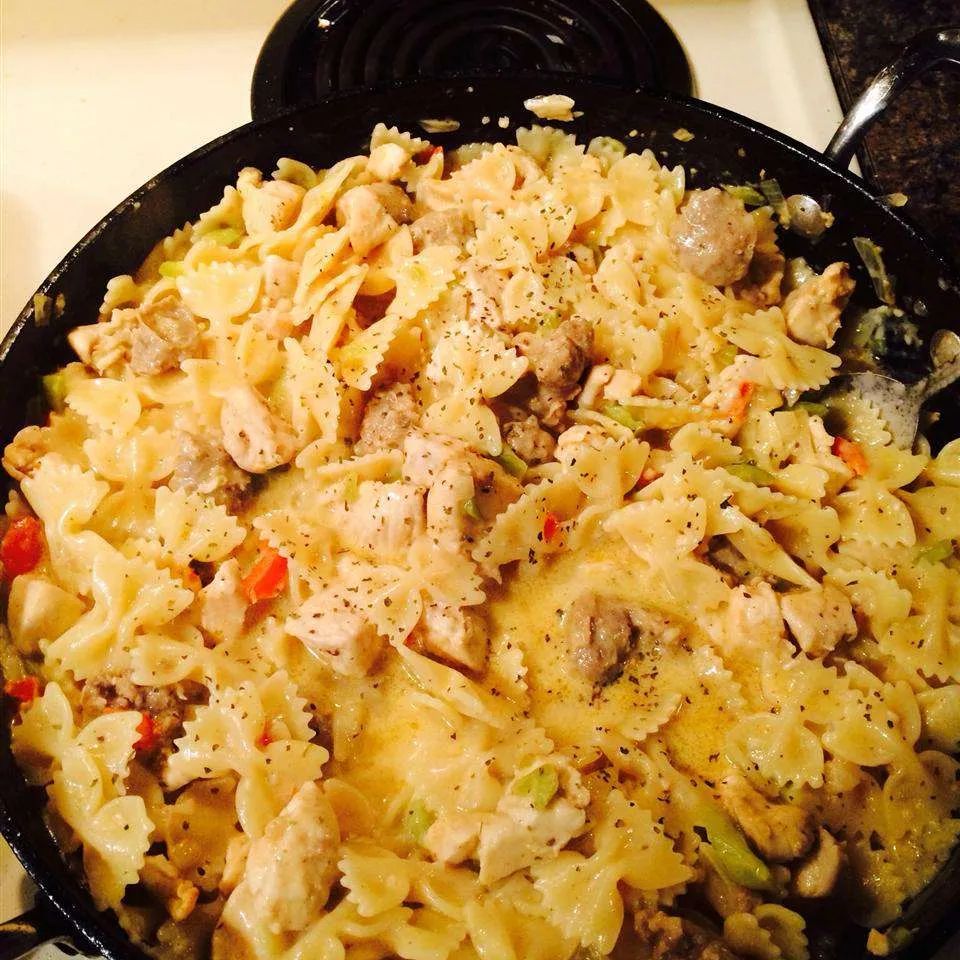 Cajun Chicken and Sausage Pasta