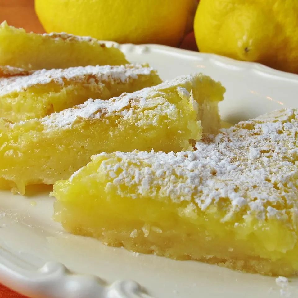 Luscious Lemon Triangles