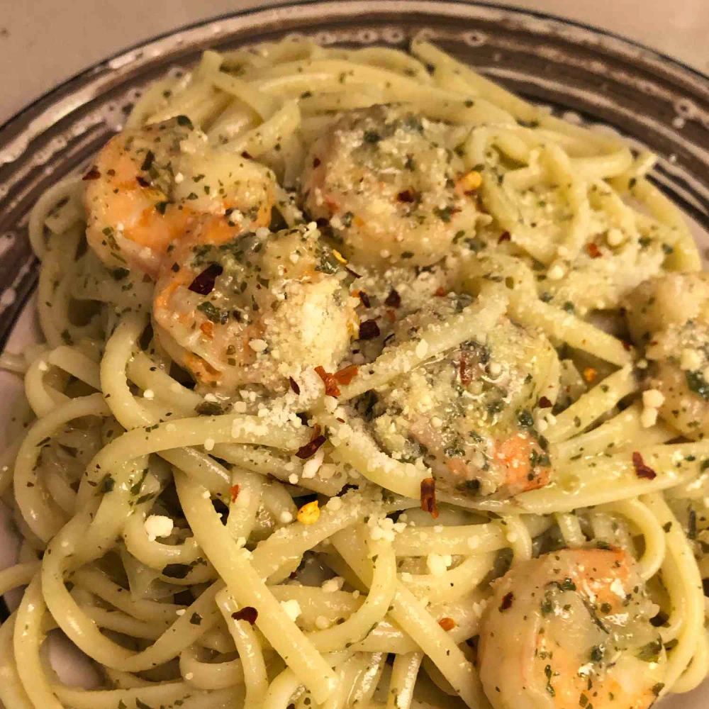 Pesto Shrimp Pasta