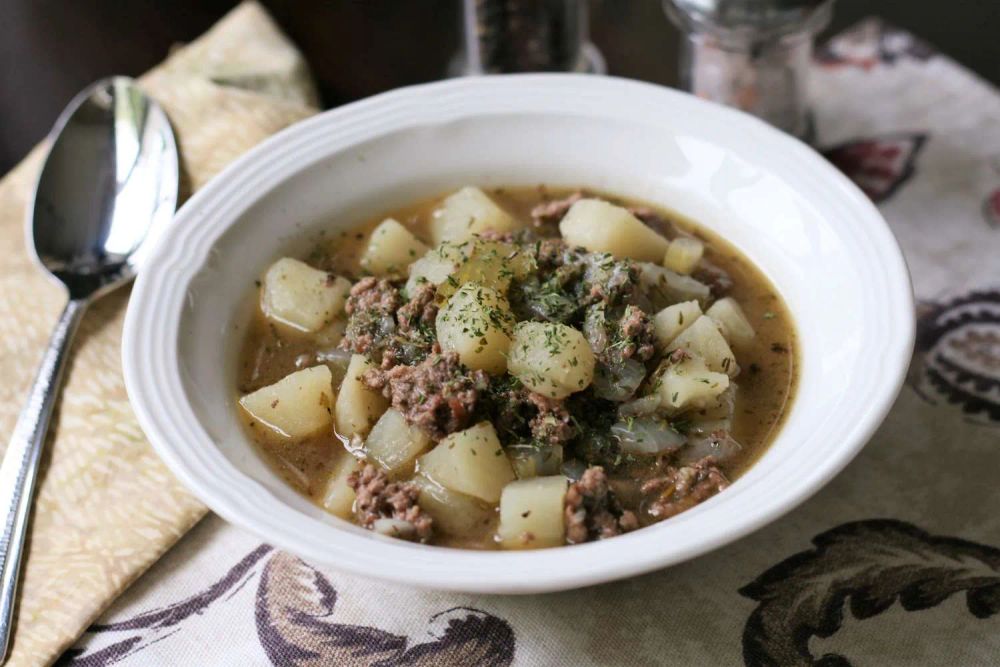 Simple Meat and Potato Soup