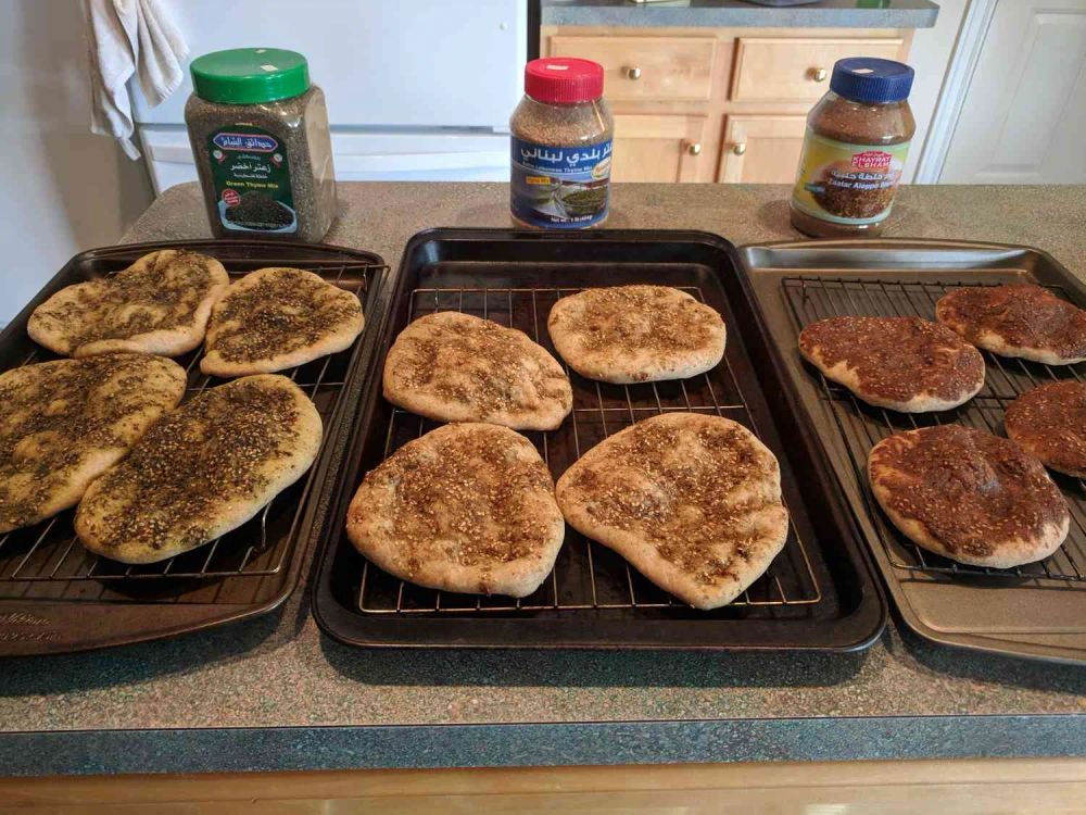 Lebanese Zaatar (Za'atar) Bread