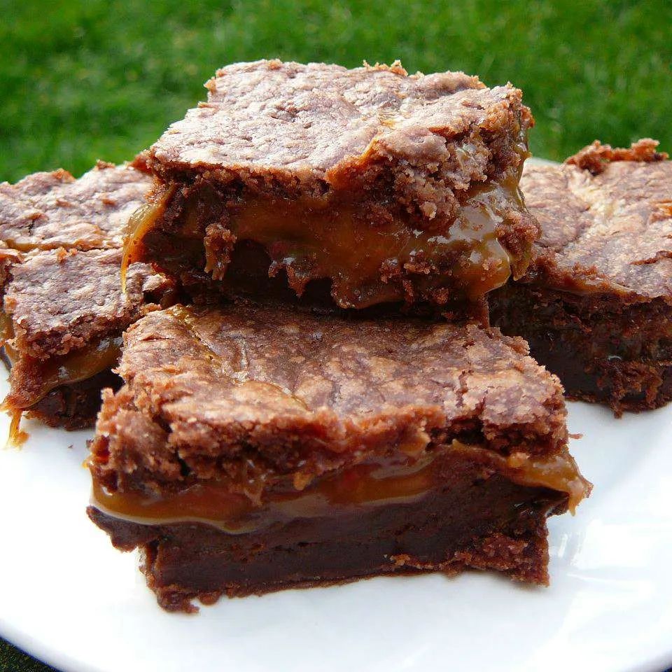 Chocolate Caramel Brownies