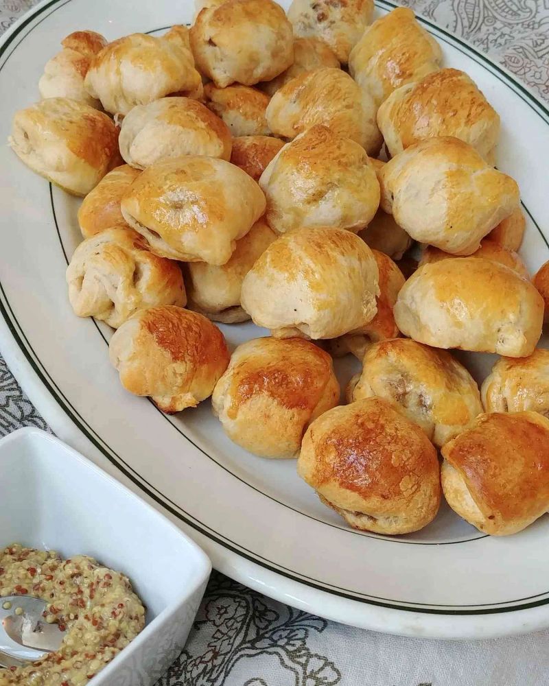 Meatball-Stuffed Crescent Rolls