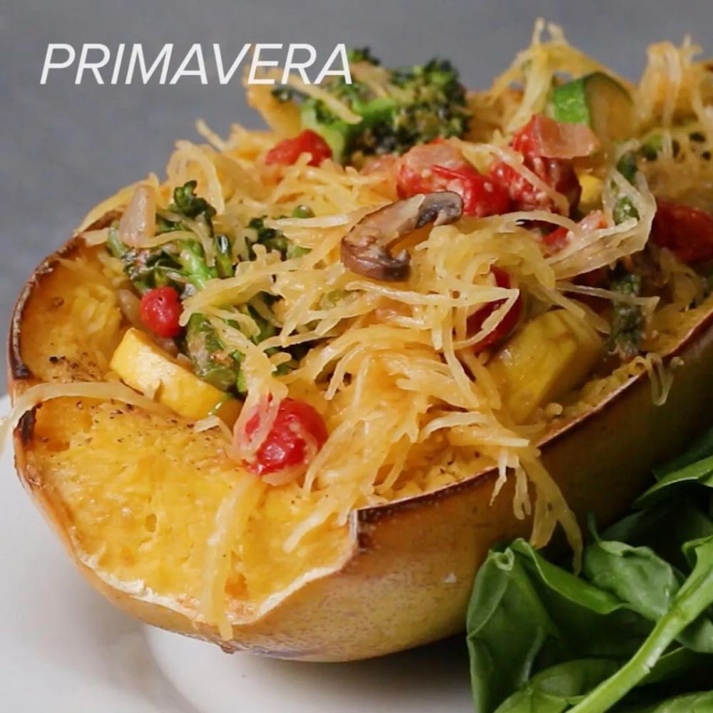 Primavera Spaghetti Squash