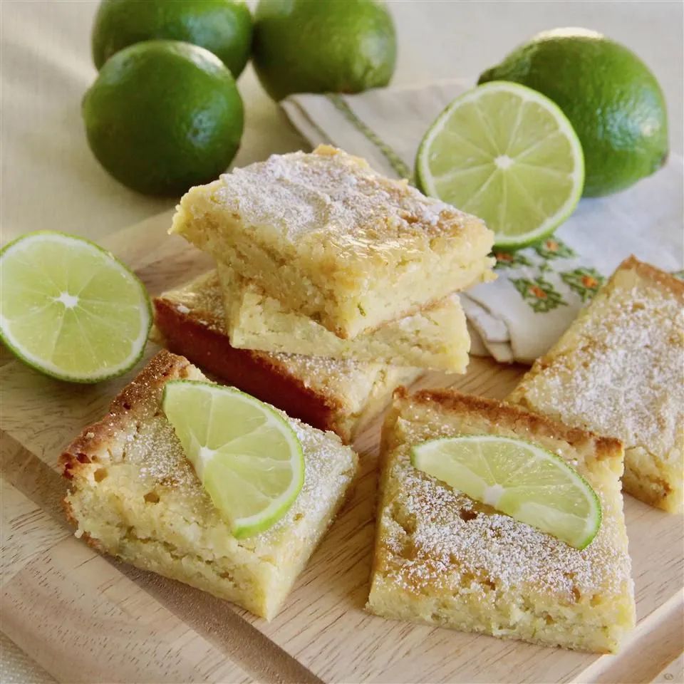 White Chocolate Lime Blondies