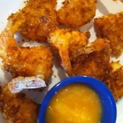 Baked Coconut Shrimp with Pineapple Sauce