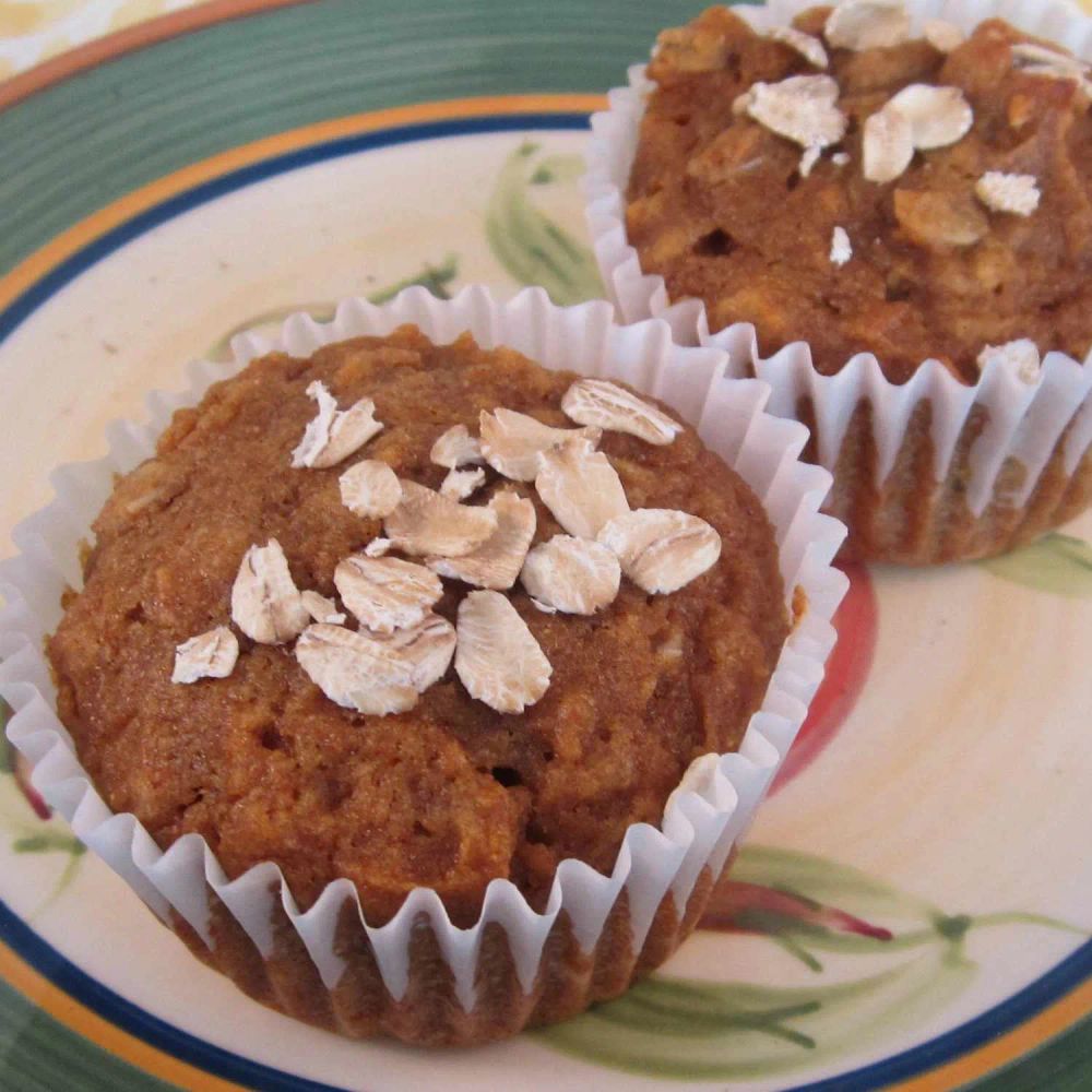 Carrot Sweet Potato Muffins