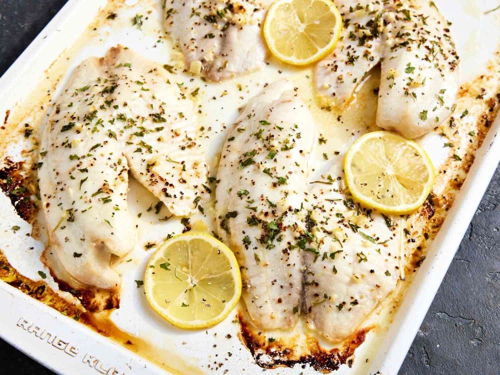 Lemon Garlic Tilapia