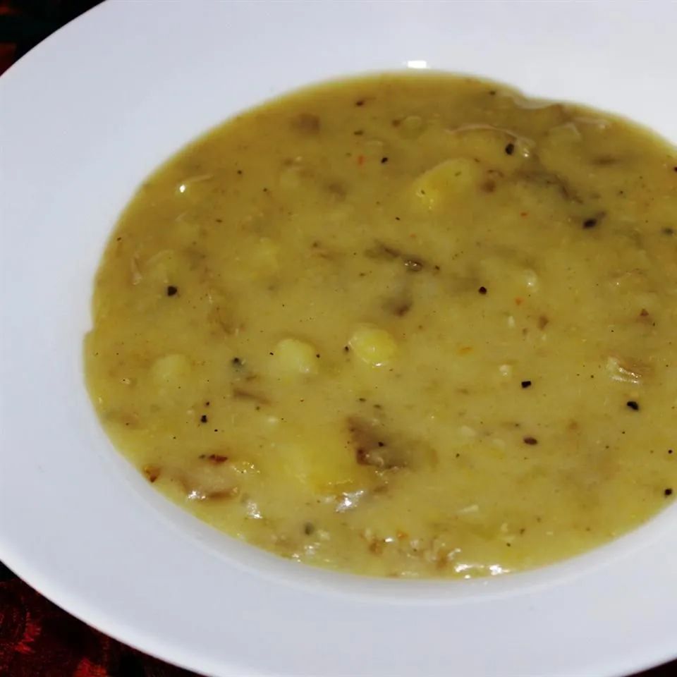 Lighter Potato and Leek Soup