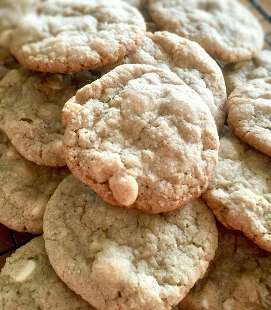 White Chocolate and Macadamia Nut Cookies