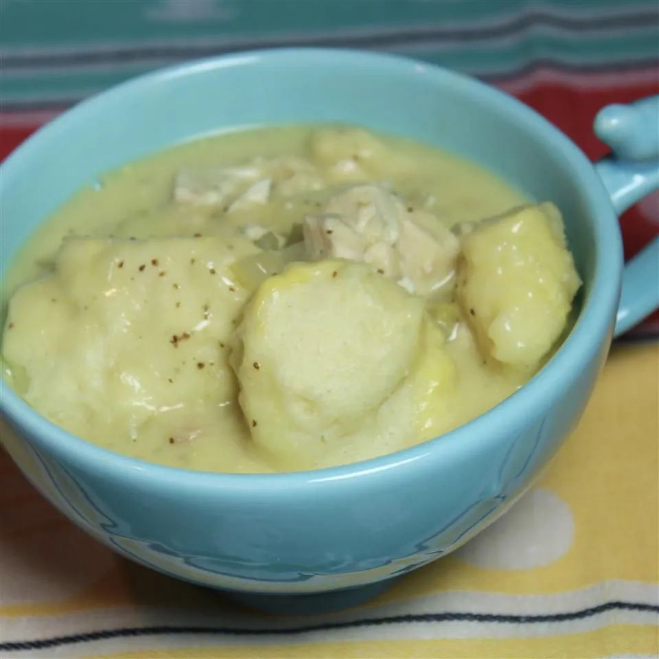 Lighter Chicken and Dumplings