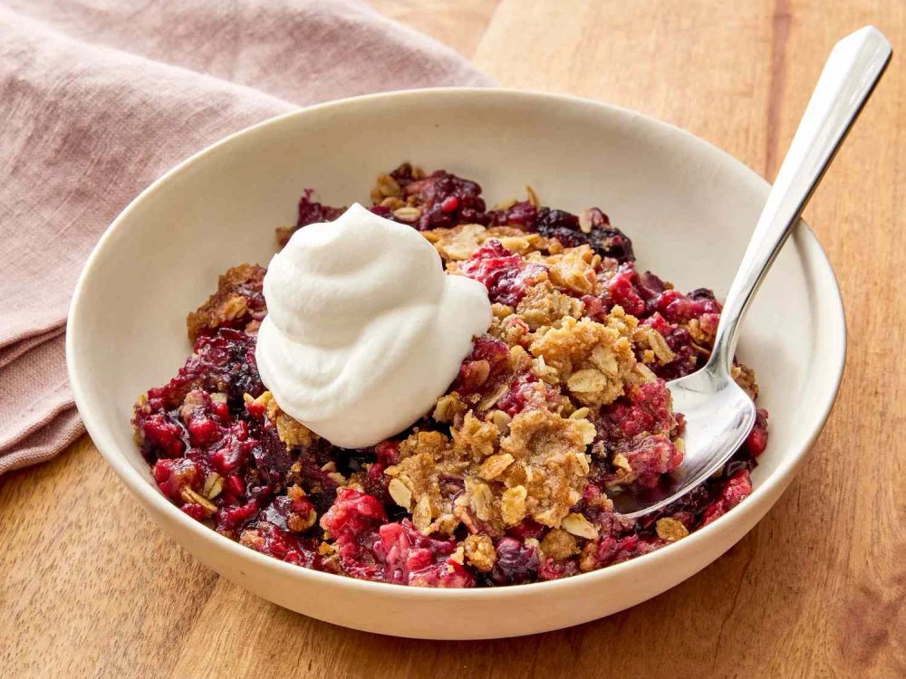 Triple Berry Crisp