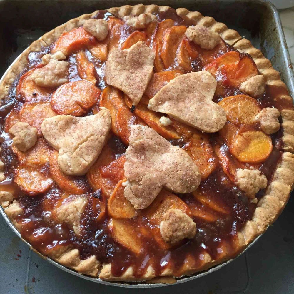 Fuyu Persimmon Pie